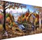 Diamond Painting Kits for Adults Rural Landscape Abstract 5D Diamond Art Kits for Adults, Large Size DIY Full Drill Paintings with Diamonds Gem